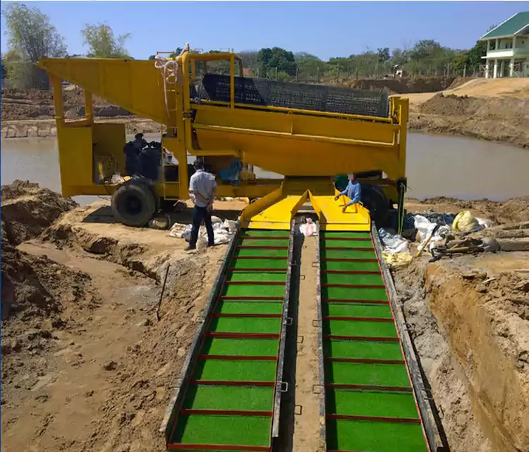 Karrocë Portable Mobile Panning Gold